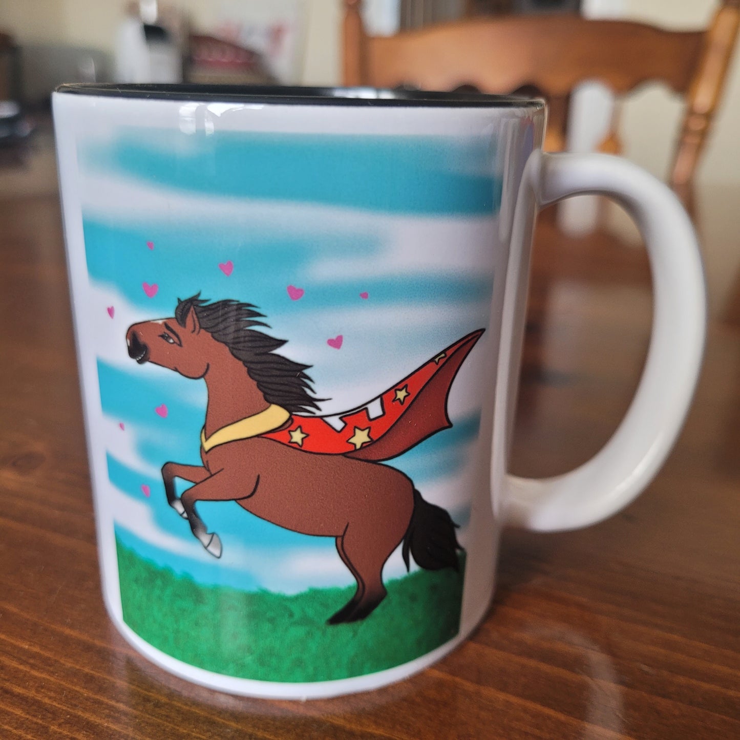 Mug Henry in the Hero's Cape