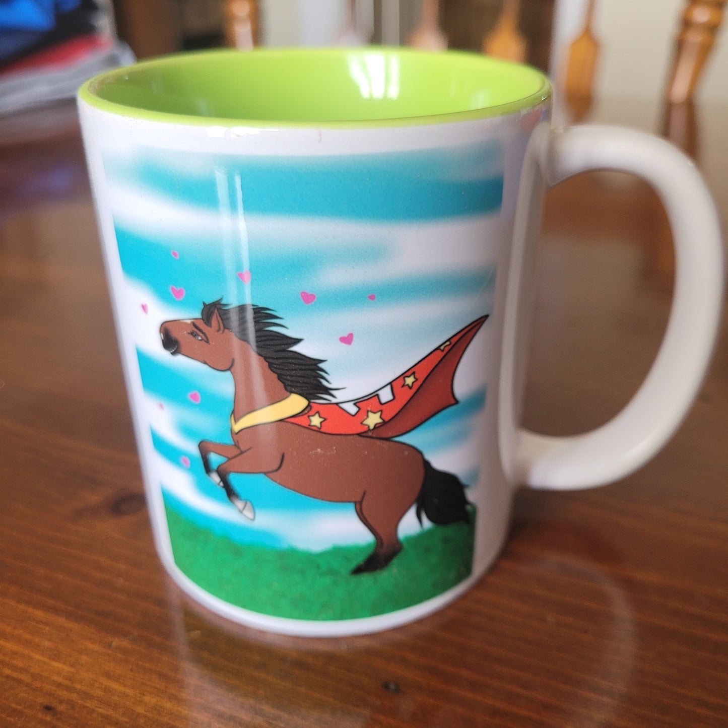 Mug Henry in the Hero's Cape