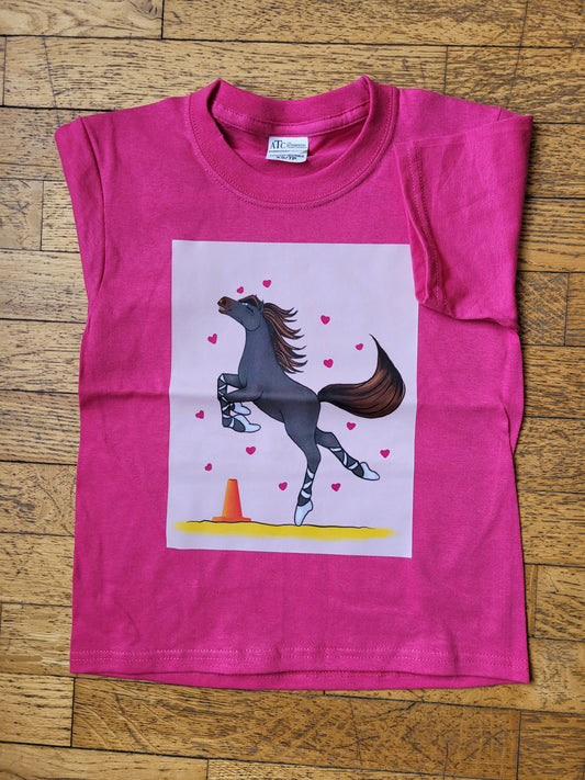 Child/Youth short sleeve tshirt Ballet Riley