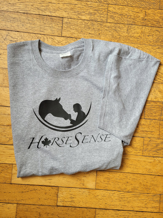 Adult short sleeve T Shirt  Horse Sense Logo